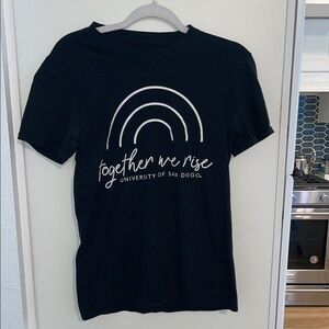 University of San Diego USD Together We Rise Black Tee | S/M